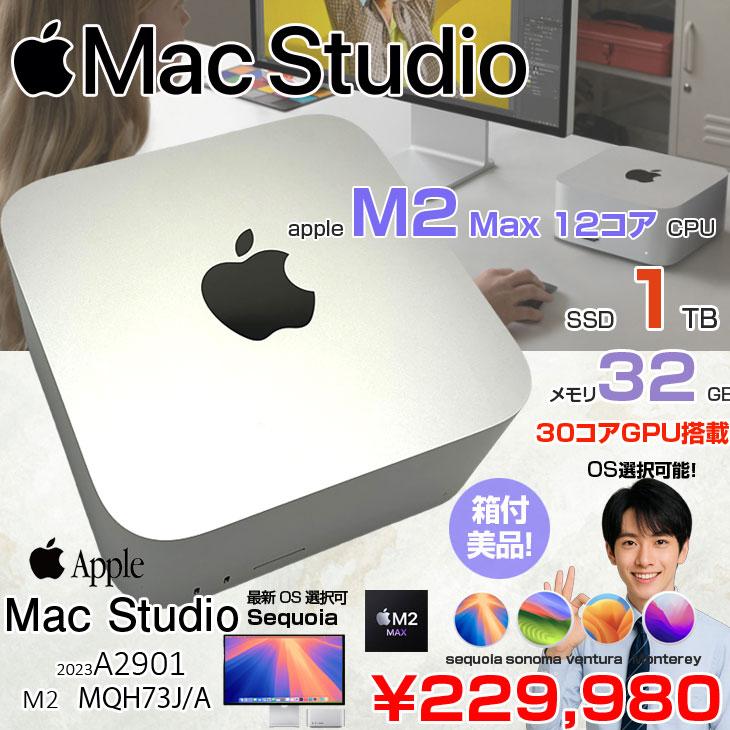 Mac mini Apple Studio MQH73J/A A2901 M2 Max 2023 小型デスク