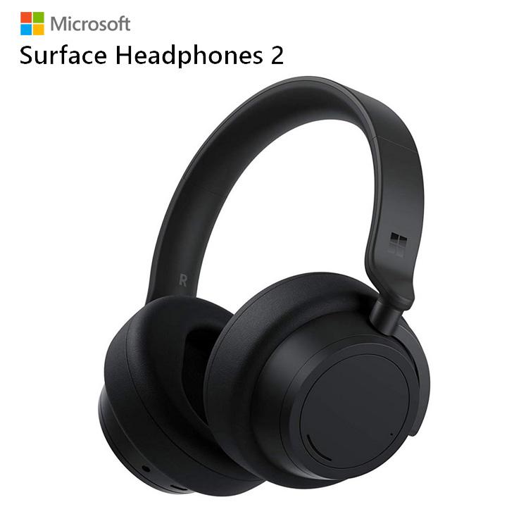 【中古良品】Microsoft　Surface Headphones 2 ブラック QXL-00015ヘッドセットBluetooth 有線 両耳 ヘッドバンドタイプ ケース | Surface Headphones | 01
