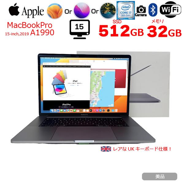 MacBook Pro 【バッテリ新品】Apple 15.4inch MV902J/A A1990 2019 