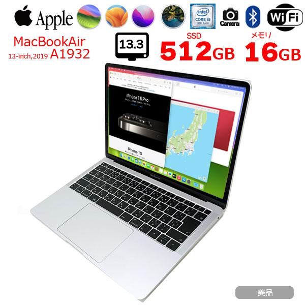 MacBook Air Apple 13.3inch MVFL2J/A A1932 Retina 2019 選べるOS 