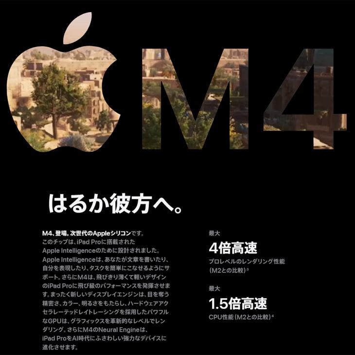 iPad 【今だけモバイルバッテリー付】Apple Pro M4 MVV93J/A A2836 Wi