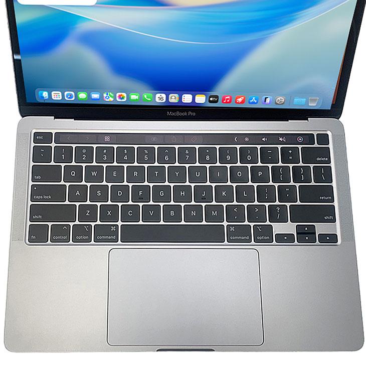 【中古】Apple MacBook Pro 13.3inch MWP52J/A A2251 2020 USキー 選べるOS TouchBar TouchID [core i7 1068NG7 32GB 4TB カメラ 13.3 Space Gray 純箱] ：美品の画像
