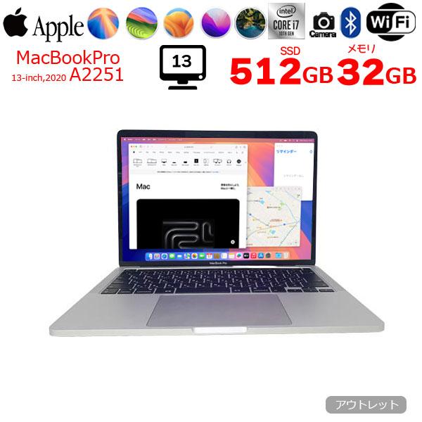 MacBook Pro Apple 13.3inch MWP72J/A A2251 2020 選べるOS MacBook Pro Apple 13.3inch MWP72J/A A2251 2020 選べるOS