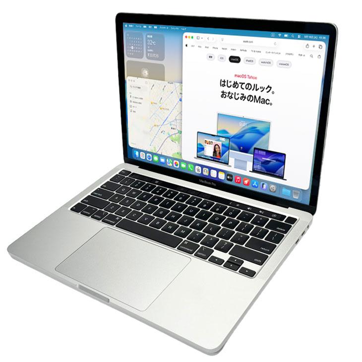 【中古】Apple MacBook Pro 13.3inch MWP82J/A A2251 2020 USキー 選べるOS TouchBar TouchID [core i7 1068NG7 32GB 1TB 無線 カメラ 13 Silver]：アウトレットの画像