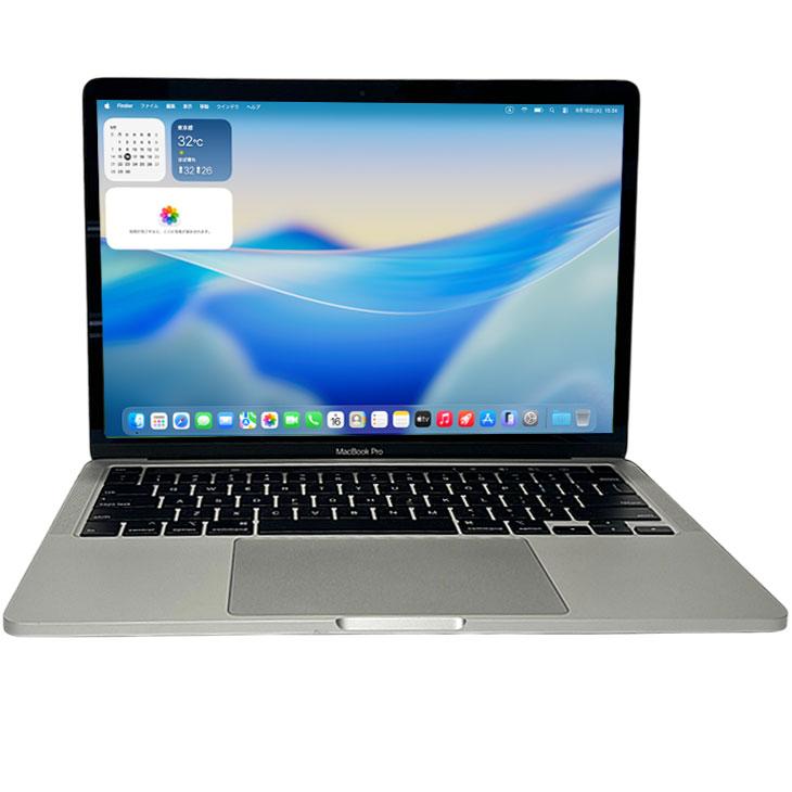 【中古】Apple MacBook Pro 13.3inch MWP82J/A A2251 2020 USキー 選べるOS TouchBar TouchID [core i7 1068NG7 32GB 1TB 無線 カメラ 13 Silver]：アウトレットの画像