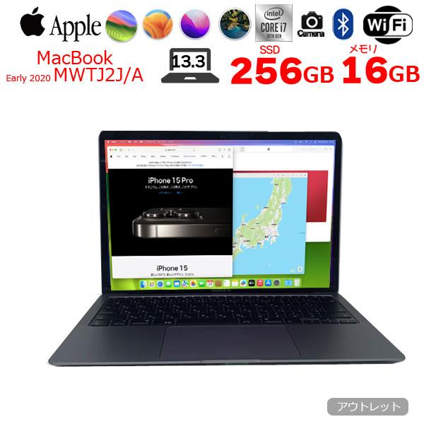 Apple MacBook Air 13.3inch MWTJ2J/A A2179 TouchID 2020 選べるOS [core i7 1060NG7 16G SSD256GB カメラ 13.3 Space Gray ] ：アウトレット｜whatfun｜02