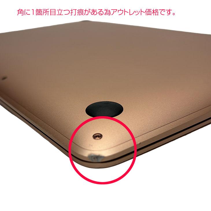 Apple MacBook Air 13.3inch MWTL2J/A A2179 TouchID 2020 選べるOS [core i3 1000NG4 8G SSD256GB 無線 BT カメラ 13.3インチ Gold ] ：アウトレット｜whatfun｜12