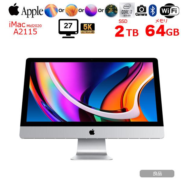 iMac（Apple） Apple iMac 27inch MXWV2J/A A2115 5K 2020 一体型