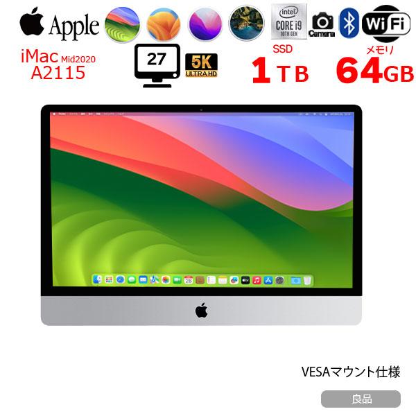 iMac(Apple) Apple iMac 27inch MXWV2J/A A2115 5K 2020 VESA iMac(Apple) Apple iMac 27inch MXWV2J/A A2115 5K 2020 VESA