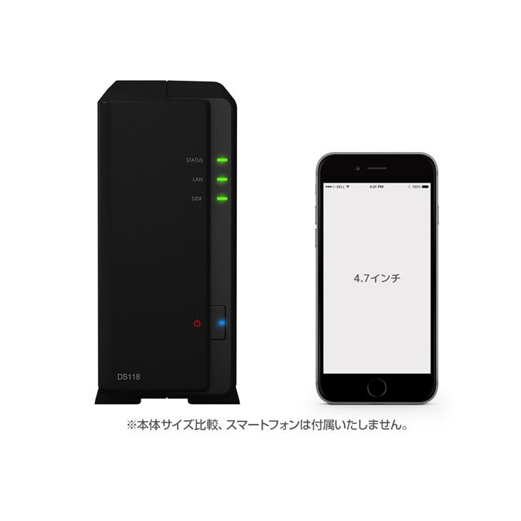 Synology（シノロジー） Synology DiskStation DS118 家庭から小規模