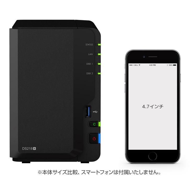 Synology 【中古】Synology DiskStation DS218+ 高性能 2ベイNAS