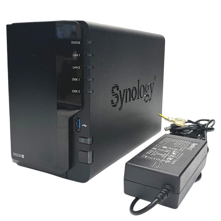 Synology DiskStation DS220+ 高性能 2ベイNAS デュアルコア(Intel Celeron J4025) メモリ2GB HDD2TB付属の画像