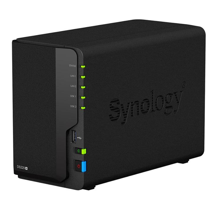 Synology DiskStation DS220+ 高性能 2ベイNAS デュアルコア(Intel Celeron J4025) メモリ2GB HDD2TB付属の画像