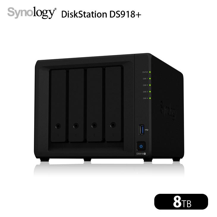 Synology 【中古】Synology DiskStation DS918+ 高性能 4ベイNAS
