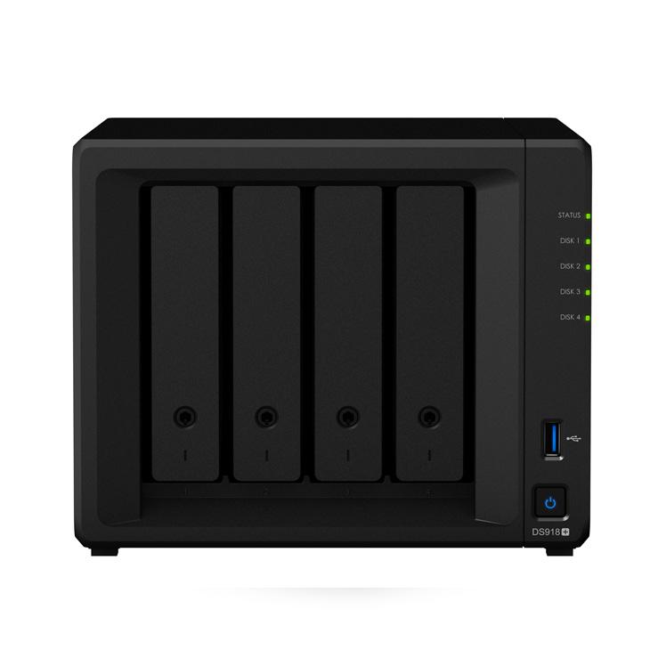 Synology 【中古】【NASキット】Synology DiskStation DS918+ 高性能 4