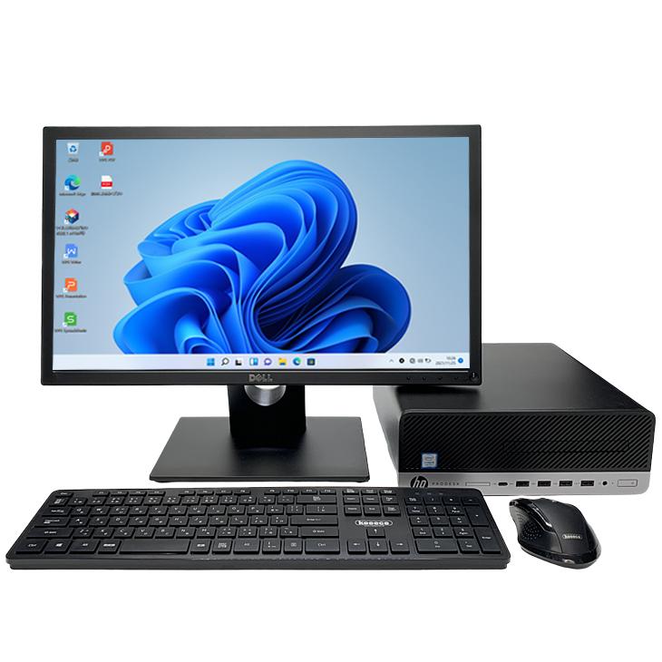 日本HP 【今だけ24インチ液晶】HP ProDesk 600G5 SFFすぐ使えるセット