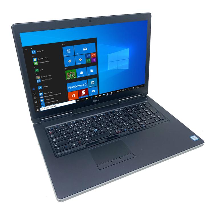 DELL 17.3型 PRECISION 7710 中古 ノート Office Win10 Quadro