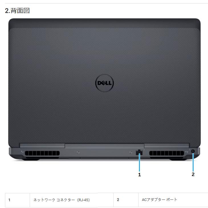 DELL 【新品バッテリ交換済】DELL 17.3型 PRECISION 7720 中古