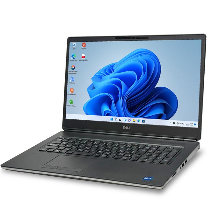 【17.3型大迫力画面】DELL PRECISION 7760 中古 ノート Office Win11 Quadro RTX　A3000搭載 [Corei7 11850H 32GB SSD1TB］：良品の画像