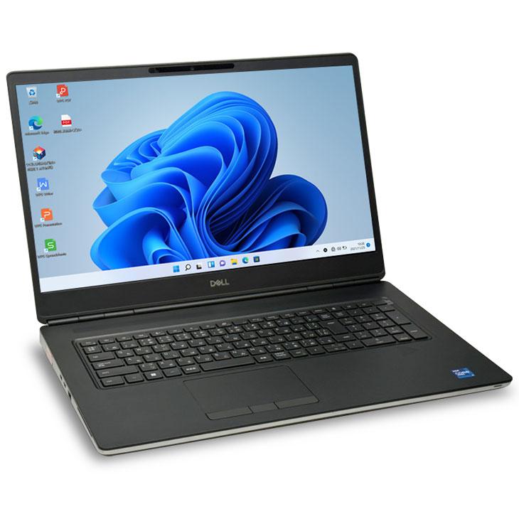 【AIにも対応】DELL PRECISION 7760 中古 ノート Office Win11 Quadro RTX　A3000搭載 [Corei7 11850H 32GB SSD1TB　17.3型］：アウトレットの画像
