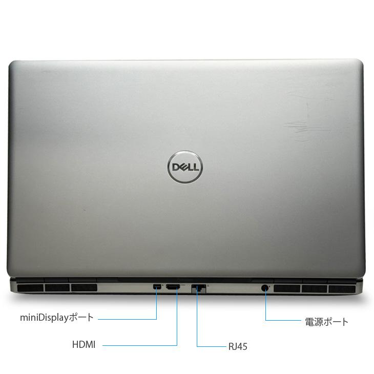 【AIにも対応】DELL PRECISION 7760 中古 ノート Office Win11 Quadro RTX　A3000搭載 [Corei7 11850H 32GB SSD1TB　17.3型］：アウトレットの画像