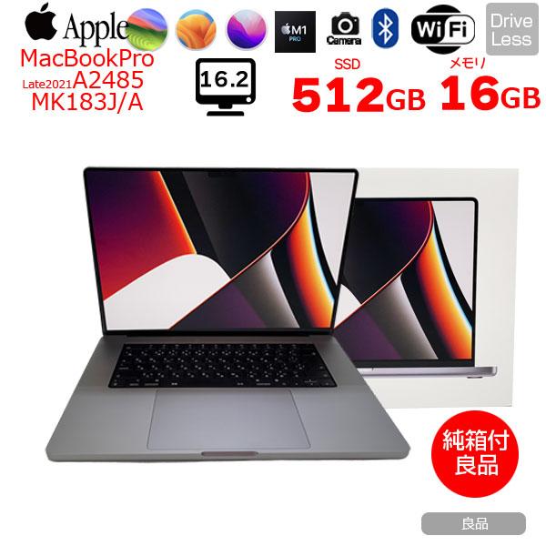 Apple MacBook Pro 16inch MK183J/A A2485 Late 2021 TouchID 選べるOS 