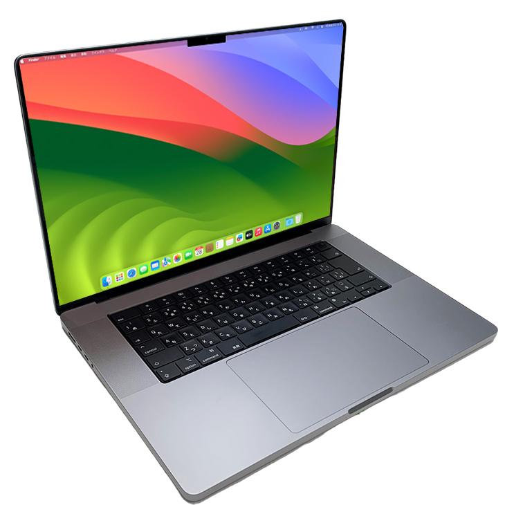 Apple MacBook Pro 16inch MK193J/A A2485 Late 2021 TouchID　選べるOS [Apple M1 Pro 10コア 16G SSD1TB 無線 BT カメラ 16.2 Space Gray] ：良品｜whatfun｜03