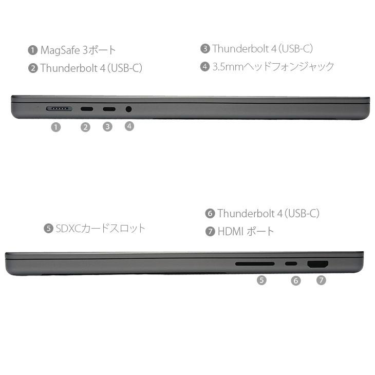 【中古パソコン】Apple MacBook Pro 16inch MK193J/A A2485 Late 2021 TouchID 選べるOS [Apple M1 Pro 10コア 16GB 1TB  BT カメラ 16.2 Gray]：アウトレットの画像