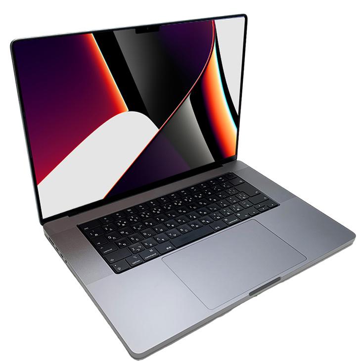 【中古パソコン】Apple MacBook Pro 16inch MK193J/A A2485 Late 2021 TouchID 選べるOS [Apple M1 Pro 10コア 16GB 1TB  BT カメラ 16.2 Gray]：アウトレットの画像