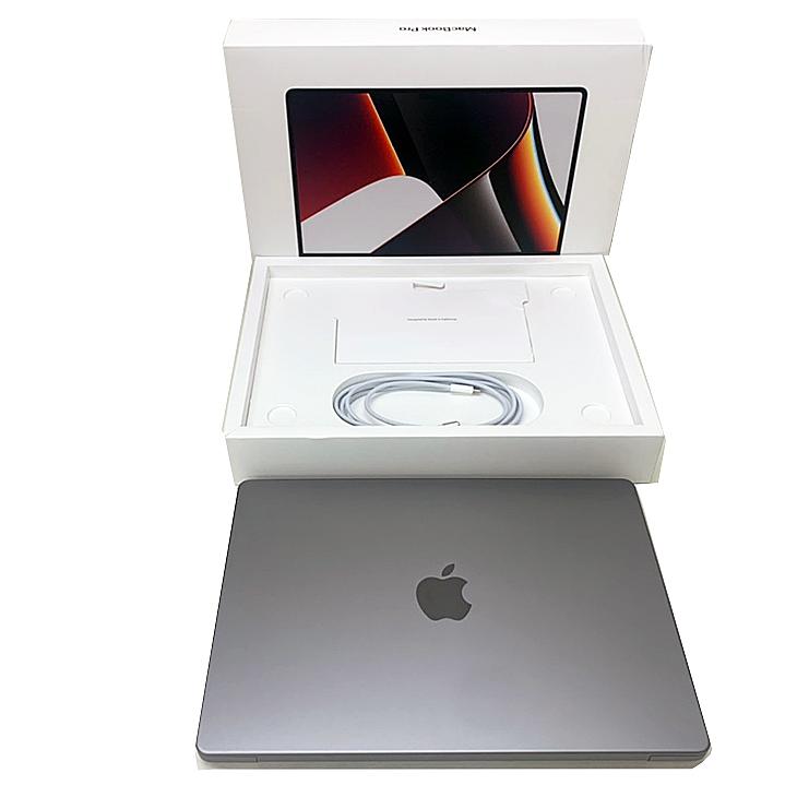 Apple MacBook Pro 14.2inch MKGP3J/A  A2442 Late 2021 TouchID [Apple M1 Pro 8コア 16G SSD512GB 無線 BT カメラ 14.2 Space Gray 純箱] ：美品｜whatfun｜08