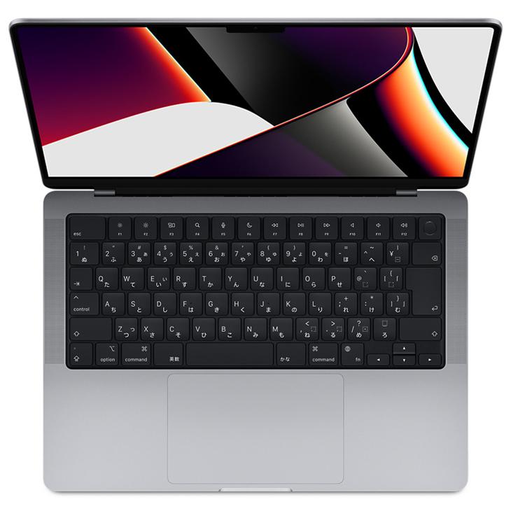 Apple MacBook Pro 14.2inch MKGQ3J/A A2442 2021 TouchID 選べるOS [Apple M1 Pro  10コア 16GB SSD1TB 無線 BT カメラ 14.2 Space Gray 純箱] ：アウトレット