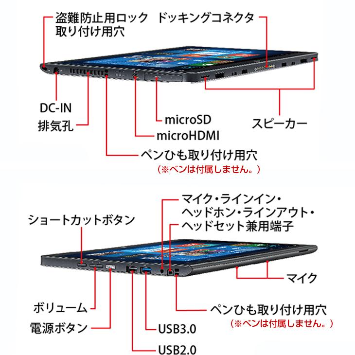 富士通（FUJITSU） ARROWS Tab Q737/P 中古 タブレット Win10 or Win11