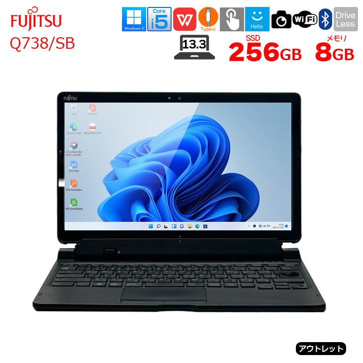 富士通（FUJITSU） 【中古】富士通 ARROWS Tab Q738/SB 中古