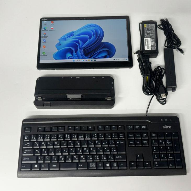 富士通 ARROWS Tab Q738/SB 中古 タブレット Win11 or Win10