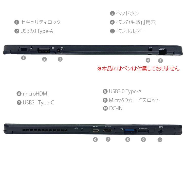 富士通（FUJITSU） ARROWS Tab Q739/AB 中古 タブレット 選べるOS