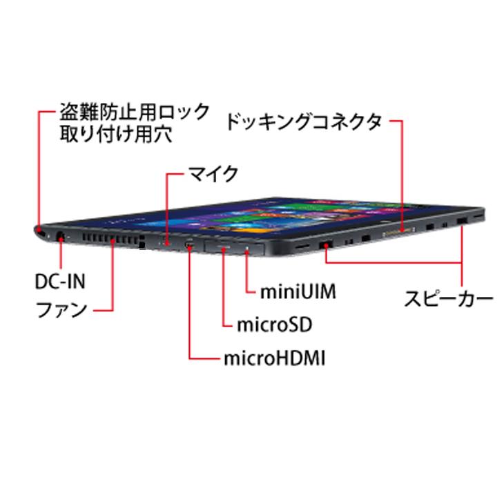 富士通 ARROWS Tab Q775/K 中古 タブレット 選べる Win11 or Win10 フルHD [Corei7 5600U 2.6Ghz 8GB 256GB BT カメラ 13.3型 ペン　マウス] :訳あり(タッチ▲)｜whatfun｜05