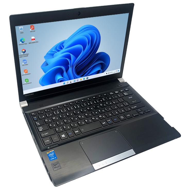 中古良品軽量ノートPC 最新Windows11+office 爆速SSD128GB 東芝 R734/M 
