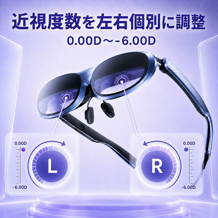 グラス＆ステーションセット】ROKID MAX RA201 ARグラス ROKID STATION