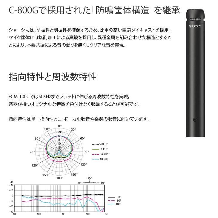 SONY（ソニー） 【高性能マイク良品入荷】SONY ECM-100U