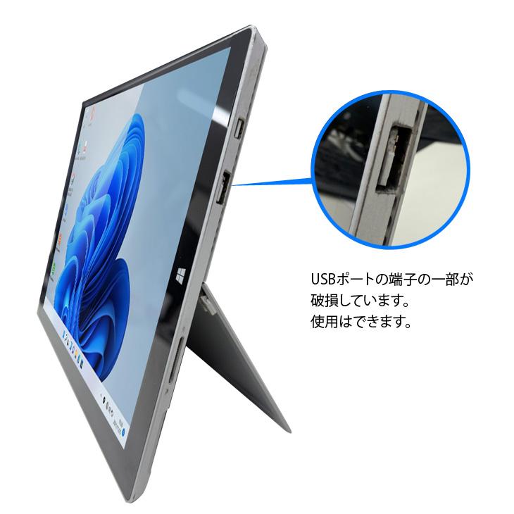 保証付 Microsoft タブレット Surface Pro 3 中古良品 第4世代 Core i5 4GB 高速SSD Wi-Fi Bluetooth Webカメラ Windows11 Office Surface Pro 中古 Microsoft Pro3 Corei3-4020Y/4GB-MEM/64GB-SSD/12