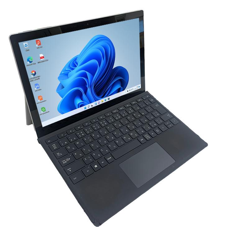 【中古パソコン】Microsoft Surface Pro5 中古 タブレット Office  Win11 純正タイプカバー[Core i5 7300U 8G 256G 無線 カメラ 12.3]:訳あり品の画像