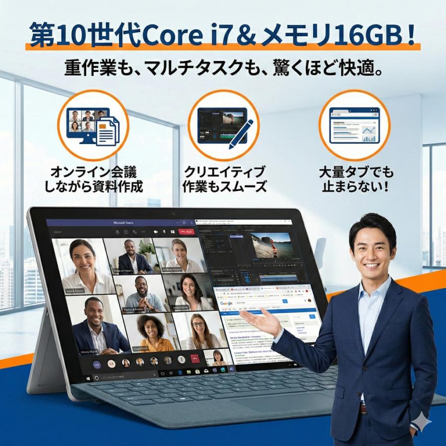 中古パソコン 特価】Microsoft Surface Pro7+ サーフェス タブレット