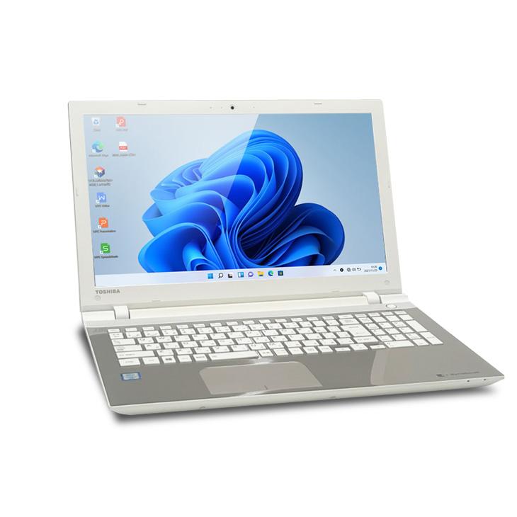 東芝 DynaBook T75/UG サテンゴールド PT75UGP-BWA 中古ノート Win11 or Win10 第6世代 テンキー [core i7 6500U 8GB SSD512GB ブルーレイ 15.6型 BT]：良品｜whatfun｜04