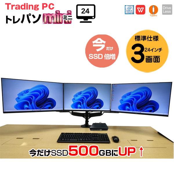 ProDesk 【今だけSSD倍増中↑】トレーディングPC Mini 小型本体