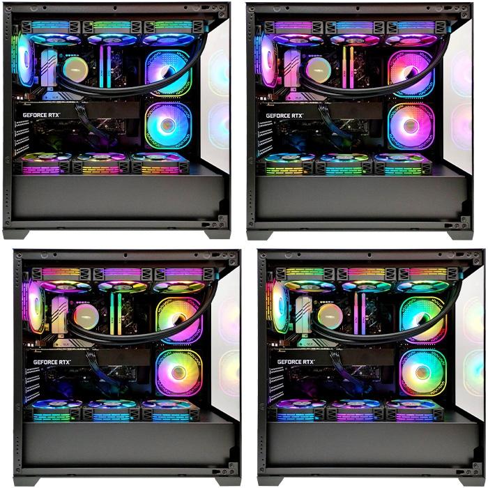 PASOUL ゲーミングPC GP-V3 ブラック ピラーレス AMD Radeon RX7600XT