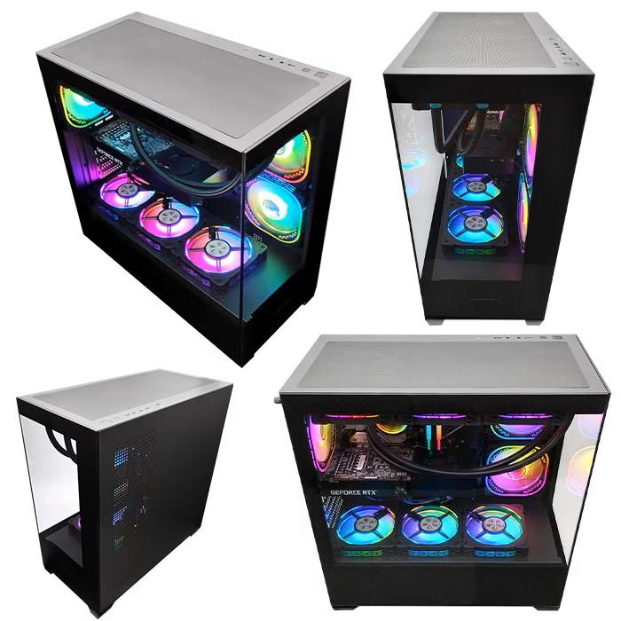 PASOUL ゲーミングPC GP-V3 ブラック ピラーレス AMD Radeon RX7600XT