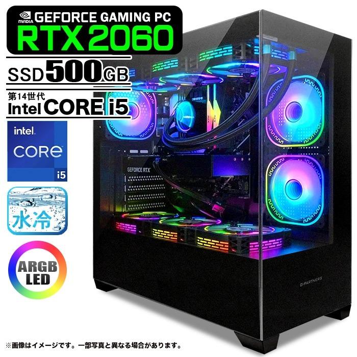 PASOUL ゲーミングPC GP-V3 ブラック ピラーレス GeForce RTX2060 第14 