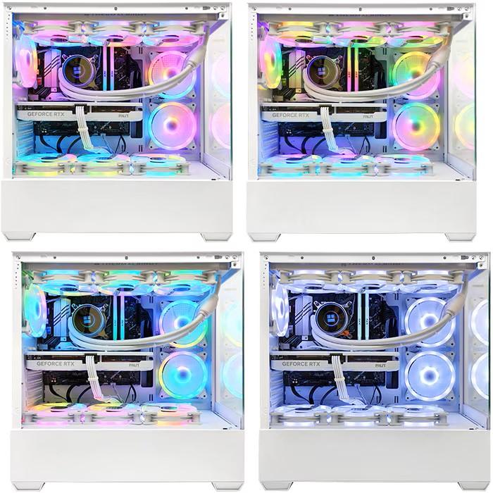 PASOUL ゲーミングPC GP-V3 ホワイト ピラーレス GeForce RTX4060 AMD 