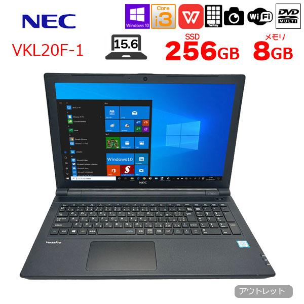 VersaPro NEC VKL20F-1 中古ノート Windows10 Office 第6世代 カメラ 