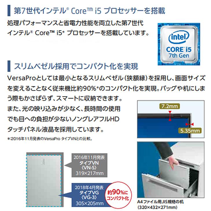 VersaPro NEC UltraLite VKT25/G-3 中古 ノート 選べるカラー タッチ